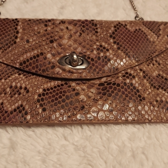 Sorial New New York Snake Skin Shoulder Bag / Clutch - Picture 2 of 6
